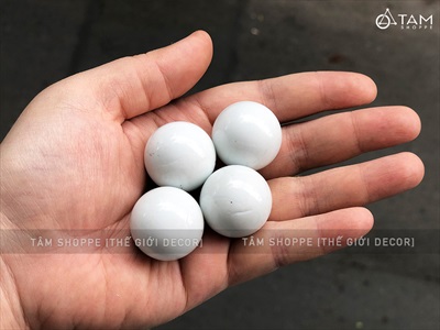 Set 4 viên bi trắng to ĐK2,5cm PKHM-BI-01